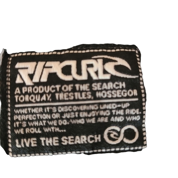 Ripcurl live the search black gray striped business  casual men's chino shorts - Picture 6 of 11